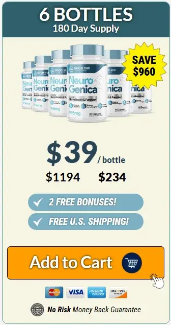 Buy NeuroGenica 6 Bottles